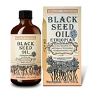 Black Seed Oil 8 oz - Cold Pressed Etiopian Black Cumin Nigella Sativa, 3X Thymoquinone, 100% čistý a organický tekutý ve skleněné lahvi - podporuje imunitní, vlasové a kožní zdraví