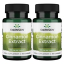 Swanson Skořice Extract (250mg, 90 tobolek) (2 balení)