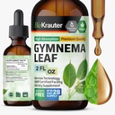 BIO KRAUTER Gymnema Sylvestre Extract Drops - Alkohol a cukr zdarma - Vegan Gymnema Leaf Extract 2 Fl.Oz.
