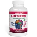 Nattura 5-HTP Supreme - pro pozitivní náladu, relaxaci a kontrolu appetit - s 5-HTP, L-Tyrosin, L-lysin, vitamin B6, folát (kyselina listová), vitamín C (kyselina askorbová), vápník - 90 Kapsle