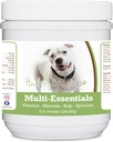 Zdravé Breeds Pit Bull, bílá, víceesenciální prášek pro psy - ideální doplněk vitaminů, minerály a antioxidanty pro vašeho psa - 8 oz