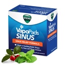 Vicks VapoPads Sinus Relief Formule - Vapor Pads Refill pro Vicks Zvlhčovače a Parní inhalátory, Scent Pads pro Sinus zácpy a podráždění hrdla, 20- Pack, Box Color May Vars