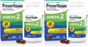 Konzervativní Vision AREDS 2 Oční vitamin & minerální doplněk, Obsahuje Lutein, Vitamin C, Zeaxanthin, Zinek & Vitamin E, 120 Váček (Balení květen) (Balení po 2)