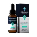 COMPASS LABORATORY Ashwagandha Liquid Drops - Mood Support and Wellness Supplement - Natural Cortisol Manager and Imunitate Booster - 2 fl oz