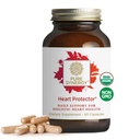 PURE SYNERGY Heart Protector PHAR124; Organic holistic Heart Supplement with Organic Hawthorn Berry, Resveratrol, and Nattokinase PHAR124; for Blood and Cévní Support (60 Kapsle)