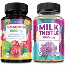 D Mannose 1000 mg & Mléko Thistle 1000 mg 120 Kapsle