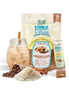 Hydratace + Energy Electrolyte Drink Mix - Coffee Horchata Agua Fresca Flavor 124; Sugar- Free Powder with Caffeine, L- Theanine, Coconut Water & Minerals 124; 15 Single- Serve Stick Packs
