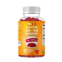 Vitamin D3 + K2 Gummies - Podpora zdraví kostí a srdce - 180 Pectin- based Vegan Gummies