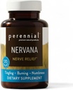 Trvalá Nervana - Bylinná Nerve podpora & Mood Balance Formule 124; Plant- Based Blend with Lavender, Passionflower, Corydalis, Lobelia & Prally Ash Bark 124; 120 Vegetariánské kapsle 124; 40- Day Supply