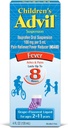 Dětské Advil Suspension Ibuprofen 100mg Fast Pain Reliever and Fever Reducer Last to 8 Hours Grape Flavor Liquid for ages 2 to 11 Years - 3 balení 4 FL Oz lahví