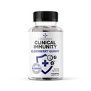 LifeSeasons Clinical Imunity - Elderberry Gummies - Podporuje zdravý imunitní systém - 25 Elderberry Per Gummy - Maltodextrin- Free - Vitamin C, Vitamin D3, Zinek & Elderberry Extract - 75 Gummies