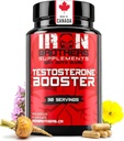 Iron Brothers doplňky Testosteron Booster pro muže, 90 Kapsle 124; Testosteron doplňky pro muže na zvýšení svalové růstu 124; Estrogen Block 124; Promotes Fat Loss & zvýšení výkonu - 30 dní