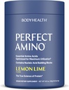 BodyHealth PerfectAmino Powder - BCAA and EAA Powder for Pre and Post Workout - Amino Acid Energy Drink for men and Women to Support Lean Muscle and Recovery - Lemon Lime - 60 Serings