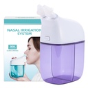 Nasal zavlažovací systém, Nasal Rinse Machine, Sinus Rinse Machine, Sinus Cleaner Machine with Salt Water Tank & Waste Collection Tank - Čistič nosu pro Sinus, Sinus Adult, Alergie reliéf - Purple