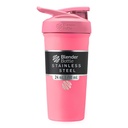BlenderBottle Sport Izolovaná nerezová třepačka láhev s Wire Whisk, 24-Ounce, Pink - Protein Shkes & Hydration pro sportovce & Fitness nadšenci, snadné míchání, Drinky studené, uzamykatelné Lid