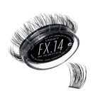 Lashify Fluffy FX 14mm Gossamer DIY Eylash Extensions Refill, Pro nejpodivnější a fluttery vzhled, černá, snadné falešné řasy