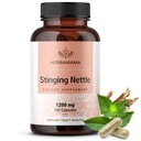 HERBAMAMA String Nettle Kapsle - 1200mg String Nettle Root Extract for Urinary Tract Support - Vegan, Non- GMO Urtica Dioica Supplement