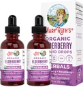 Elderberry Syrup 124; USDA Organic Elderberry CUP 124; Supplement Imunity Supplement for Ages 1 + CUR 124; Clean Label Project Ověřený, Vegan, Non-GMO, Gluten Free CUP 124; 1 Fl Oz (2 Pack)