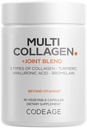 Codeage Multi kolagen Protein + Joint Bend Dodatek, Hyaluronic Acid, Bromelain, Turmeric, Ginger, Boswellia, Astaxanthin - Hydrolyzované Bovine Collagen - 5 typů kolagenu - Non- GMO - 90 Kapsle