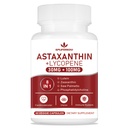 Astaxanthin a Lycopen 70mg, dodatek Astaxanthin s fosfatidylcholin, Lutein a zeaxanthin, Výkonná antioxidanty Supplement Podpora pro kůži, oko a společné zdraví (60 Kapsle)