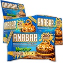 Anabar Protein Bar, Protein-Balené Candy Bar, Amazing Ochutnávání Protein Bar, No Sugar Alcohols, High Protein, Amazonly Delicious (12 Bary, Mléčná čokoláda Monster Crunch)