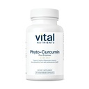 Vital Nutrients Phyto- Curcumin Plus Enzymy CL124; Curcumin doplňky s Phytosome Extract CL124; Podpora pro svalovinu, kosti, játra, a srdce zdraví * CL124; Gluten, mlékárny, Soy zdarma CL124; 60 Kapsle