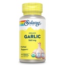 Solaray organické česnekové pilulky - 560 mg česnekové doplňky pro podporu srdečního zdraví - USDA organické česnekové kapsle - Vegan - 60- Day Money-Back Garance - 100 Servings, 100 VegCaps