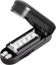 Pill Cutter, Pill Cutter Splitter pro malé a malé pilulky, Řezné pilulky, Vitamíny, Tablety, Nastavitelné Pill Cutter pro malé nebo velké pilulky se skrytou Sharp nerezové oceli čepele, Travel Sized