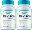 IDEAL VÝKONNOST (2 Pack) Revize Oční dodatek pilulky Advanced Vision 2.0 Oční péče Komplex Vitamin Kapsle Pro (120 Kapsle)