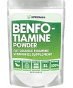 XPRS Nutra Benfotiamin Powder (Thiamin) - Tuk Rozpustný Happy Heart Thiamin Dodatek - Advanced Vitamin B1 Benfotiamin pro kognitivní boost - Vegan Friendly Benfotamin Powder (.25 Ounce)
