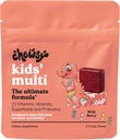 Chewsy Dětský Multivitamin + Probiotika + Superfoods Chews, Imunity & Digestive Support, Vitamíny A, C, D3, E, Zinek, Děti Žvýkací dodatek, Individuálně zabalené Fruity Chews, 6- Day Supply (1)