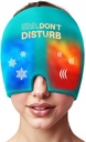 Migréna Relief Cold Cap - Znovu použitelný gel Ice Pack Cap pro bolesti hlavy, Puffy Eyes, Sinus Pressure, Kocovina - 360 ° Komprese Migréna Hat pro ženy a muže - Chladicí čepice pro napětí a stres