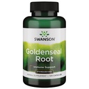Swanson Goldenseal Root - Herbal Supplement Podpora imunitní podpory a celkové Wellness - Funkce Goldenseal Root Extract Standardizované na minimum 5% Celkem Alkaloidy - (120 Kapsle, 125mg každý)
