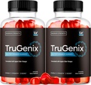 (2 Pack) TruGenix Gummies, TruGenix Gummies for Men, Oficial TruGenix Gummies Advanced Formule, TruGenix ACV Gummies, TruGenix Support Supplement Gummies, Premium Formule, 120 Gummies pro 2 měsíce
