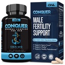 Conquer Mens doplněk plodnosti - Testosteron Booster pro muže w / Maca Root, Horny Kozí Tráva & Tribulus Terrestris - Muž doplněk plodnosti - Libido Booster pro muže - Muž Vylepšení pilulky -60Ct