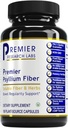 Premier Research Labs Premier Psylium Fiber - Psylium Husk Kapsle, High Fiber pilulky pro dospělé, pro ženy a muže, Denní podpora pro stravovací zdraví - 180 Vegetariánské Kapsle