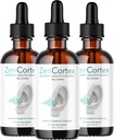 LIVORKA ZenCortex Drops, Tekutý dodatek pro zdraví sluchu, podporuje zdravý sluch - 3 láhve (90 denní dodávka) - balení po 3 ks