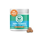 Doggie Dailies Puppy Probiotic, Probiotika pro štěňata s trávicími enzymy, Promotes Digestivní zdraví, Podporuje imunitní systém & celkový vývoj (dýně) 120 Měkké žvýkání