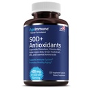 SOD Antioxidanty Komplexní doplněk zdravého stárnutí - 400mg Superoxide Dismutase - Alpha Lipoic acid - Green Tea Extract - L- Arginin - Lysin - AKG - Vitaminy A a E pro imunitní podpůr- 120 Kapsle