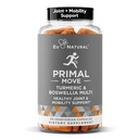 Primal Joint & Mobility Support - Pokročilý doplněk společné podpory pro ženy a muže - Turmeric, Boswellia, Ginger a Boron pro flexibilitu celého těla, společné zdraví a pohodlí - 60 Veg měkké kapsle