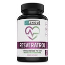 ZHOU Resveratrol: 29: Vcp, (Btl- Plastic) 1000mg 60ct