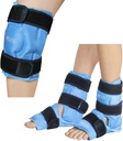 REVIX Ice Pack for Knee Pain Relief, Reuse Gel Ice Wrap for Knee Injuries and Ankle Ice Packs for Injuries Reuse Gel Ice Pack for Ankle