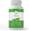 Čisté původní ingredience Okra Extract (100 kapslí), Vždy čisté, Žádné přísady nebo Fillers