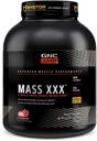 GNC AMP hmotnost XXX, Klinicky osvědčený hmotnost Gainer protein prášek, zlepšuje sílu a velikost, 780 kalorií, 50g protein, Mikronizované aminokyseliny, Creatin, Betaine, Jahoda, 13 Služební, 6 List