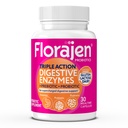 Florajen trávicí enzymy s probiotika a prebiotika - Triple- Akční Formule pro Gut zdraví, Bloating, & Gas Relief - Podporuje gluten & Dairy Digestion - čisté, Non- GMO - 30- Počet