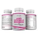 Kožní kosmetické roztoky (4) Anti- Wrinkle Max doplňky 240 Kapsle w / Resveratrol, Alpha Lipoic Acid, kolagen, DMAE, Hyaluronic + pilulky