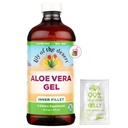 Lily of The Desert Aloe Vera Gel - Inner Fillet Filtered Aloe Vera Drink, Silnější konzistence, Hustota Enzymy pro Gut zdraví, Žaludek Relief, Wellness Glying Skin 16 Fl Oz Gelly Sachet Zahrnuto.