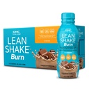 GNC Lean Shake Burn With Caffeine, Náhrada jídla, Čokoláda Mocha, 25g protein, Klinicky osvědčený Weight Management, Připravený k pití, Nulový přidaný cukr, 14 oz lahví, balení po 12