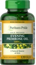 Puritans Pride večer Primrose Oil 1000 Mg s Gla, 120 hrabě