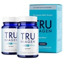 TRU NIAGEN patentovaný doplněk NAD pro anti stárnutí a buněčné regenerace, 300mg Niagen, 30 Služeb CUR 124; Podporuje buněčnou energii, mozek, svalovina 124; nikotinamid Riboside (NR) Take 1 Daily CUR 124; 2 Lahve